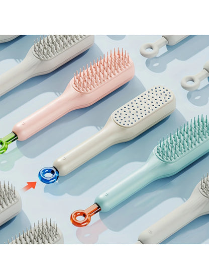Brosse à cheveux auto-nettoyante – Maison Couronne®
