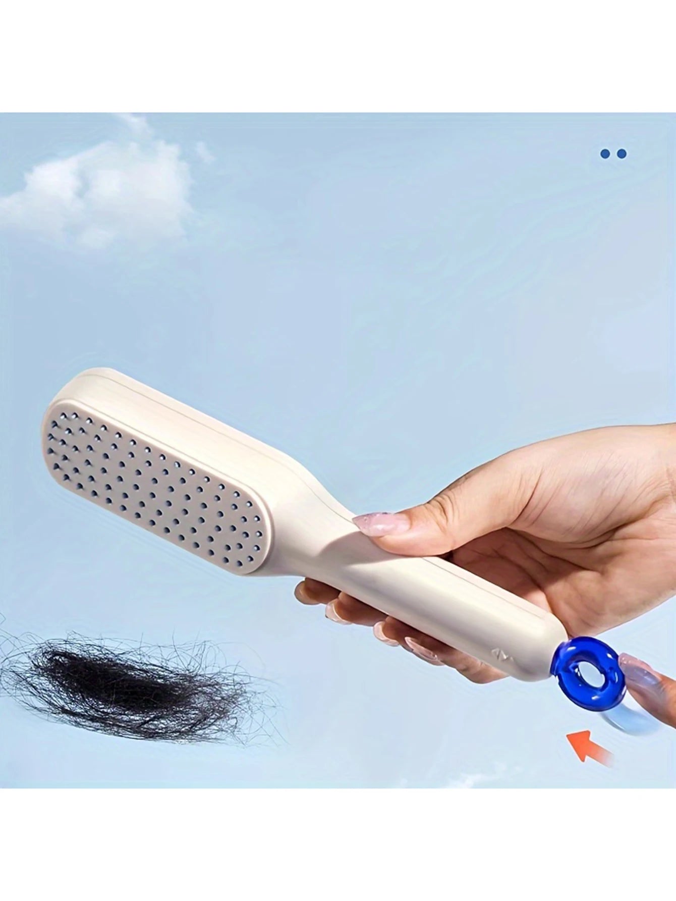 Brosse à cheveux auto-nettoyante – Maison Couronne®
