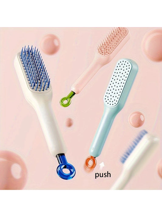 Brosse à cheveux auto-nettoyante – Maison Couronne®